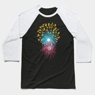 The colourful firework Baseball T-Shirt